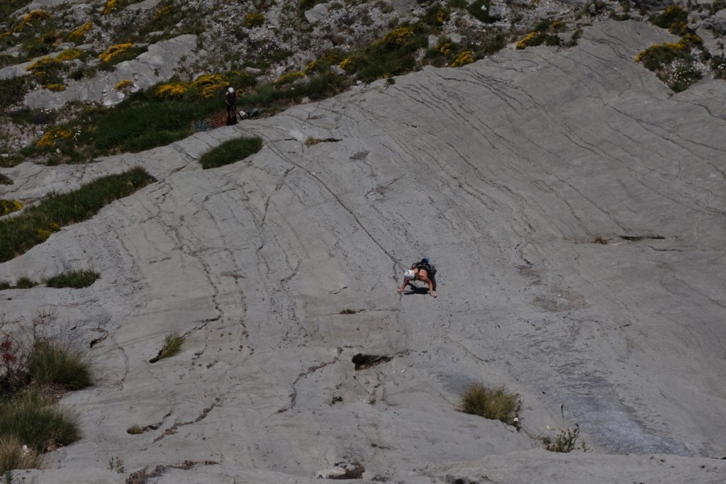 Slab Climbing on Cerro Agero